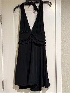 wild fable Black Halter Dress